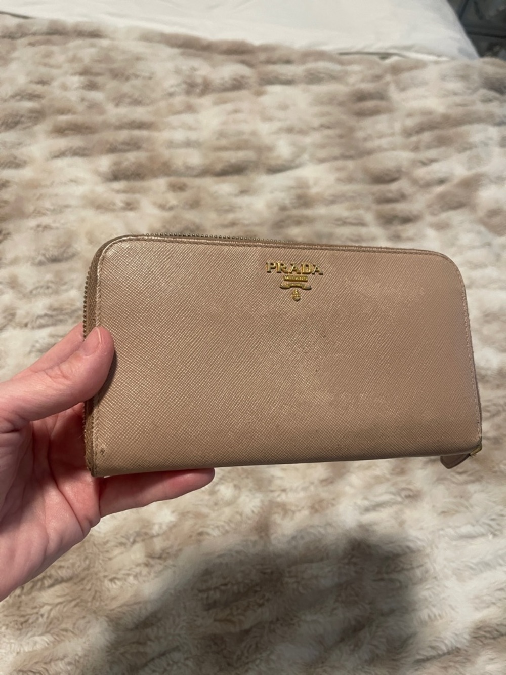Preloved used well Prada wallet